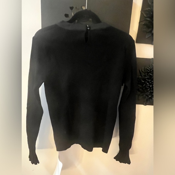 Chicwish black sweater with bow detail - Picture 3 of 5